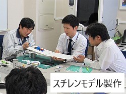 Styrene model production 8th class Training of engineers who are passionate about manufacturing