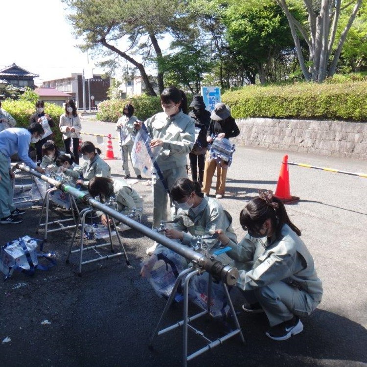 豊田市避難所運営訓練に環境都市工学科第1学年が参加しました