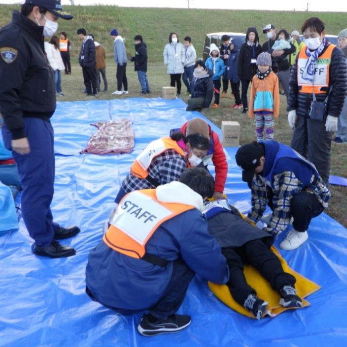 防災イベント「親子で車中泊に挑戦しよう！」に本校環境都市工学科学生および教員がスタッフとして参加しました！