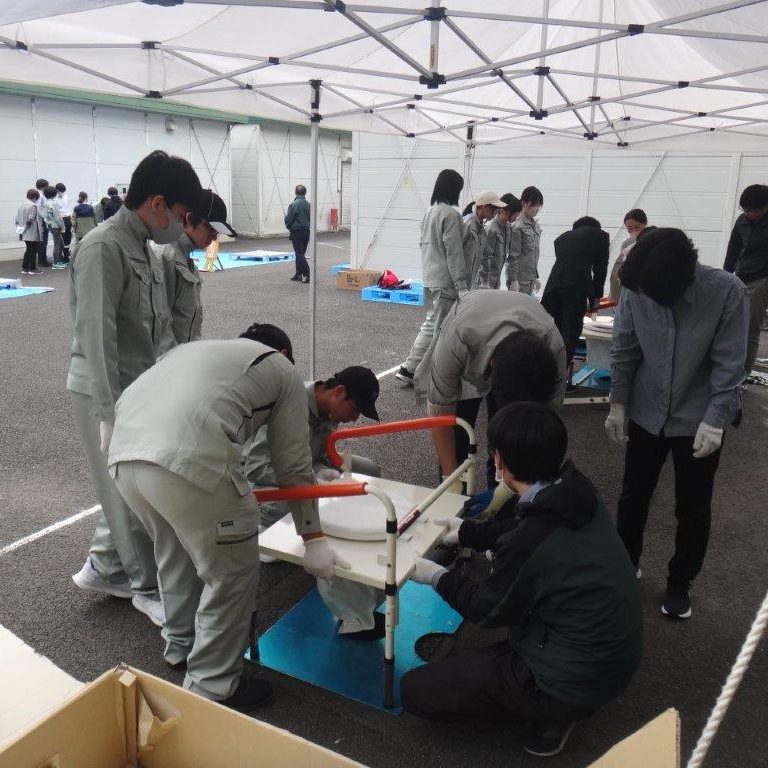 令和6年度豊田市避難所運営訓練に環境都市工学科第1学年が参加しました