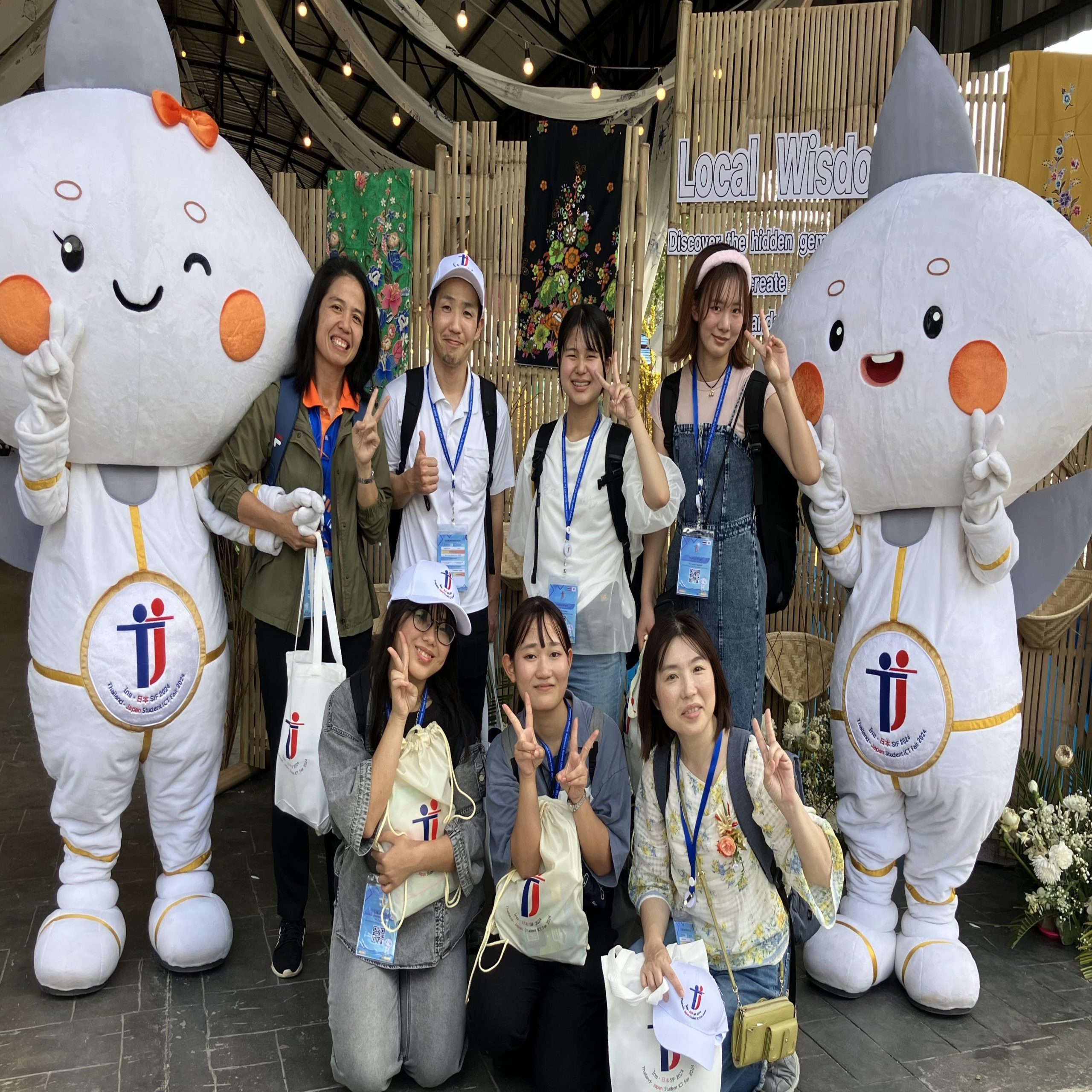 TJ-SIF2024（日タイ高校生ICTフェア）に4名の学生が参加しました！