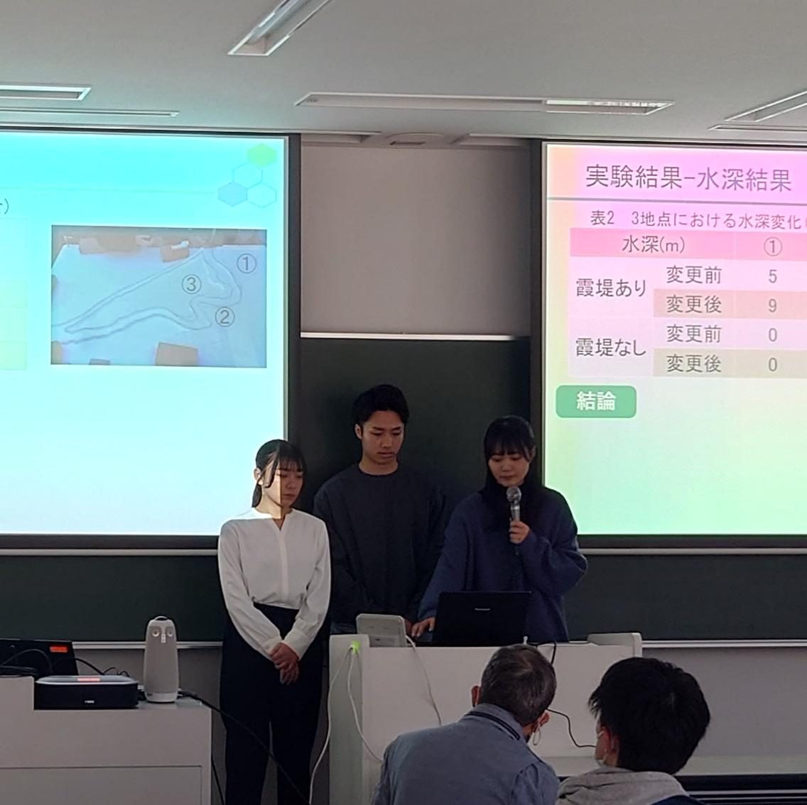 「学生大防災会議2025　～つながる防災～」に本校環境都市工学科の学生および教員が参加しました！
