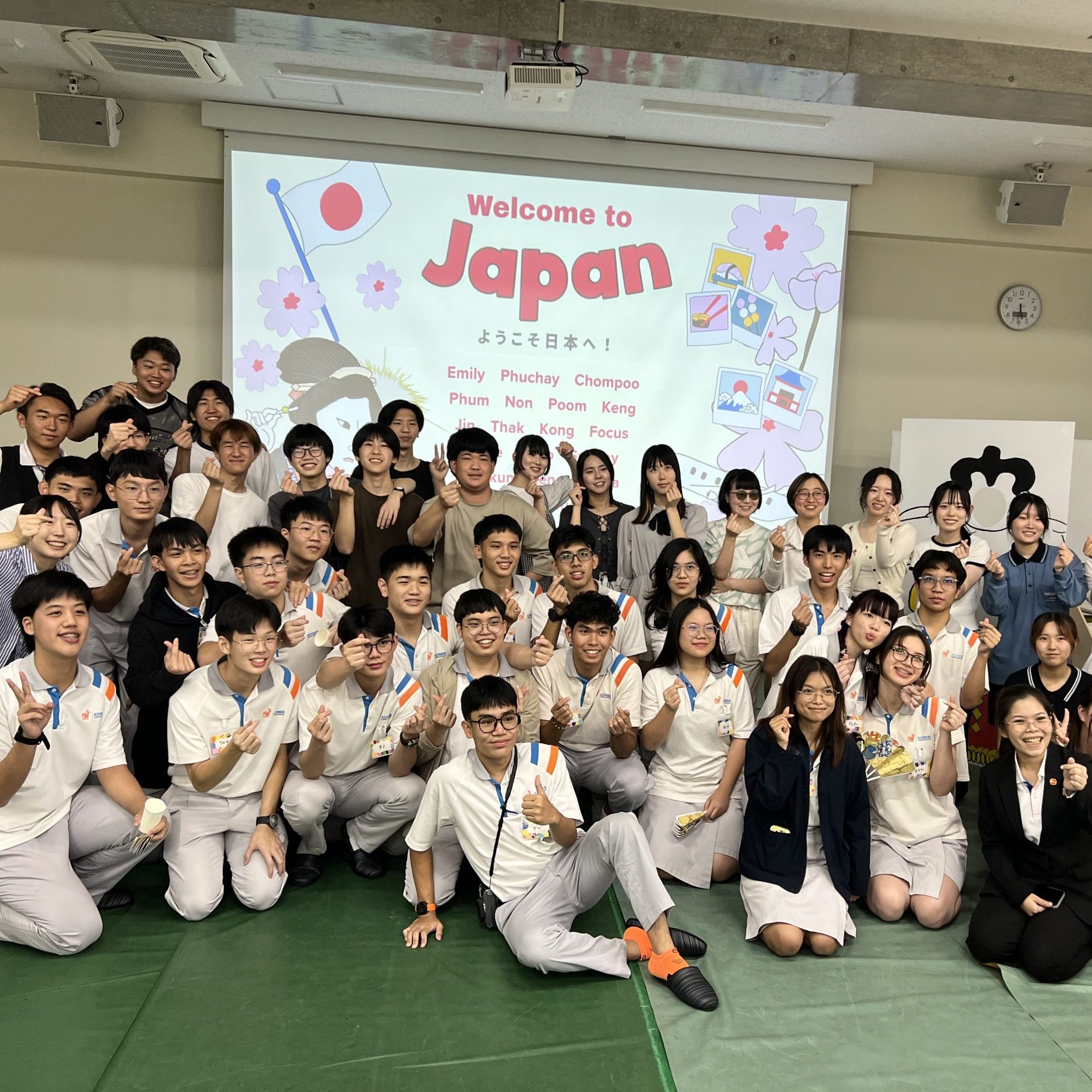 令和７年６月１３日（金）にタイ高専学生が1か月研修のため来校しました。