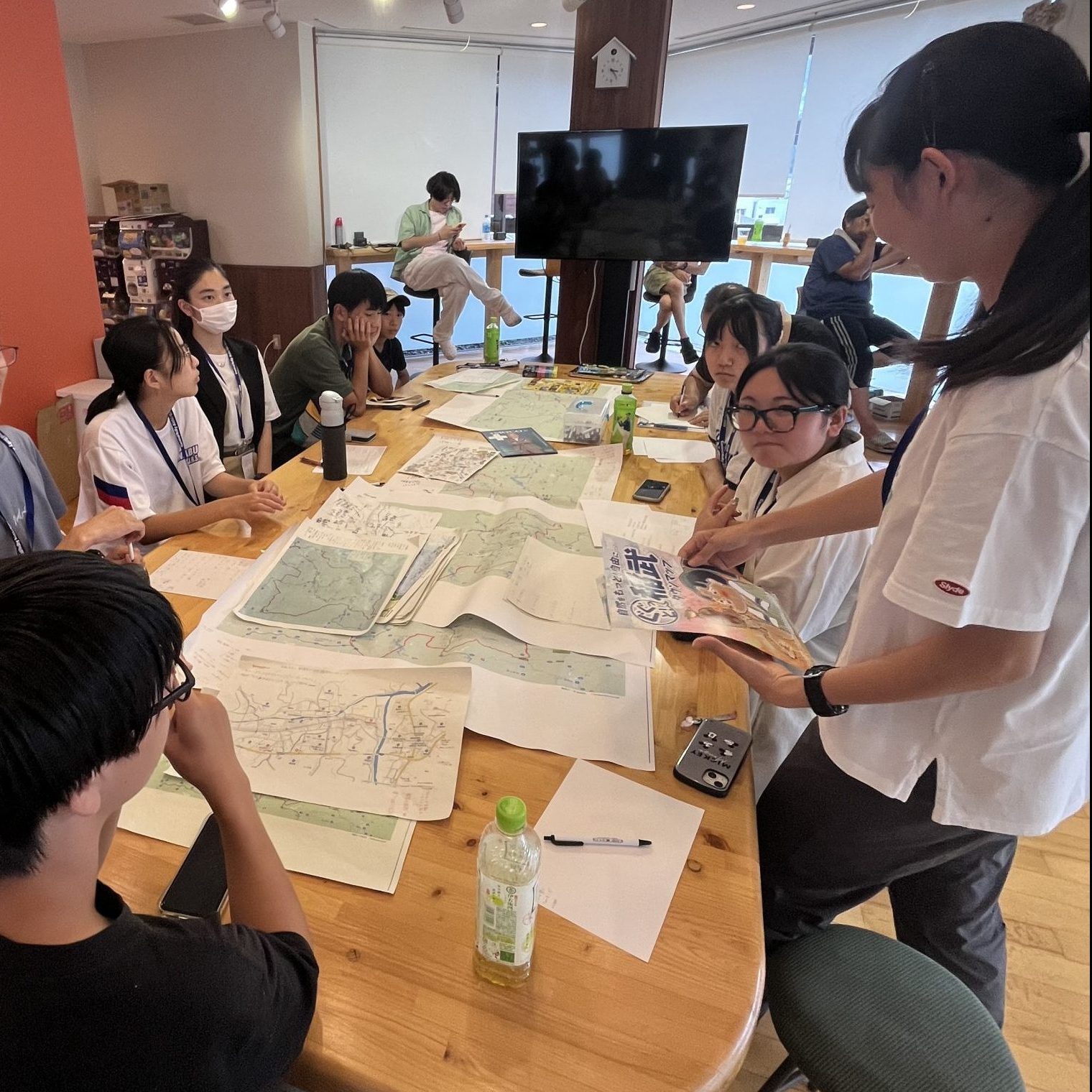 環境都市工学科の学生が稲武中の生徒とまちづくり活動に取り組みました！
